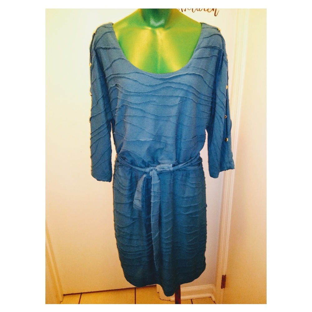 Guess teal dress sizw Large